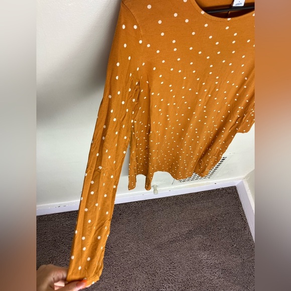 Old‎ Navy Orange Long Sleeve A-Line Dress - Picture 5 of 5